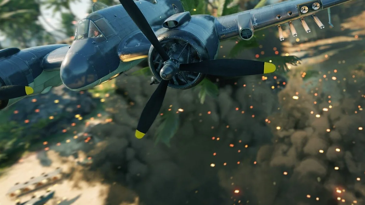 Enlisted medic reviving a squadmate under fire