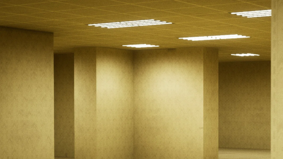 Backrooms gameplay screenshot for guide cover